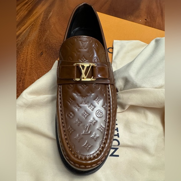 Louis Vuitton Major Loafer Cognac LV Size: 7 US: 8.5-9 - Picture 5 of 7